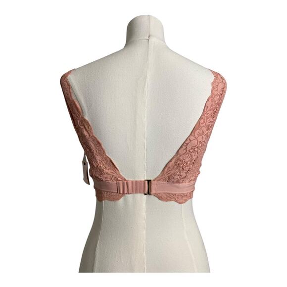 We are HAH Free People NWT Got Ur Back Bra Copper Rose XS Coquette Sexy - Picture 4 of 6